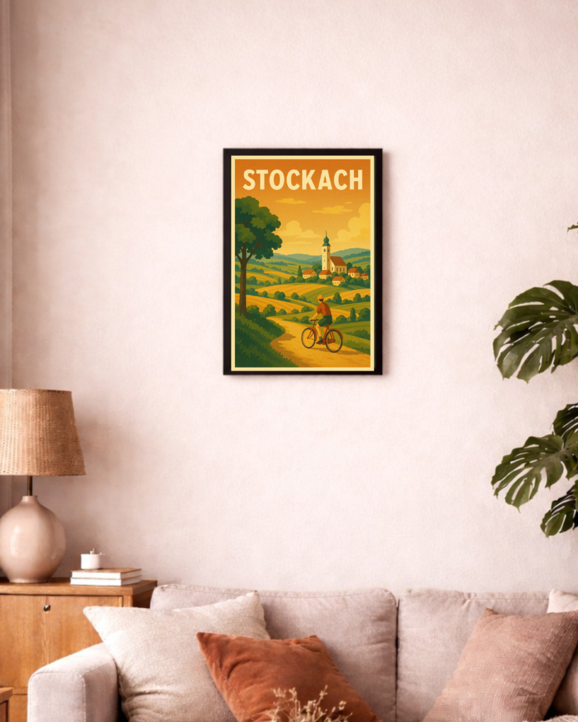 Stockach Retro-Reiseposter