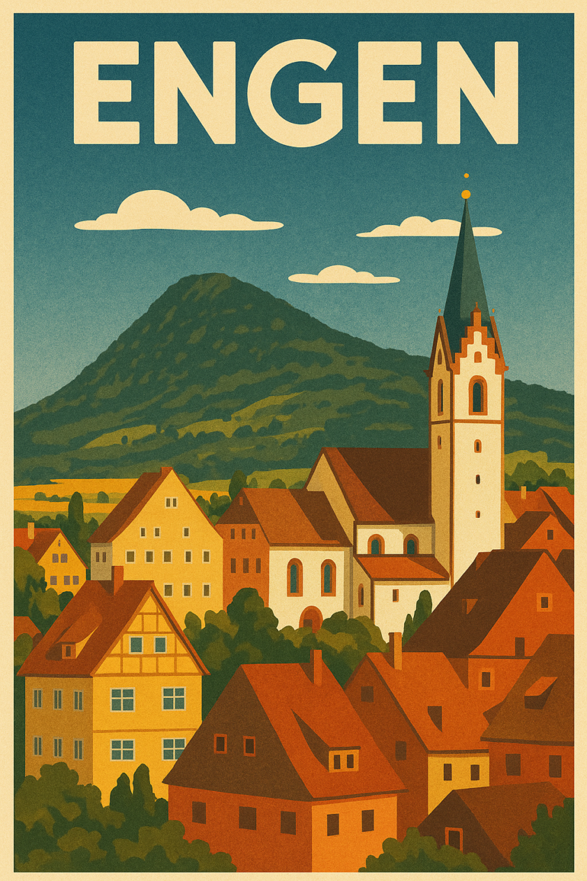 Engen Retro-Reiseposter