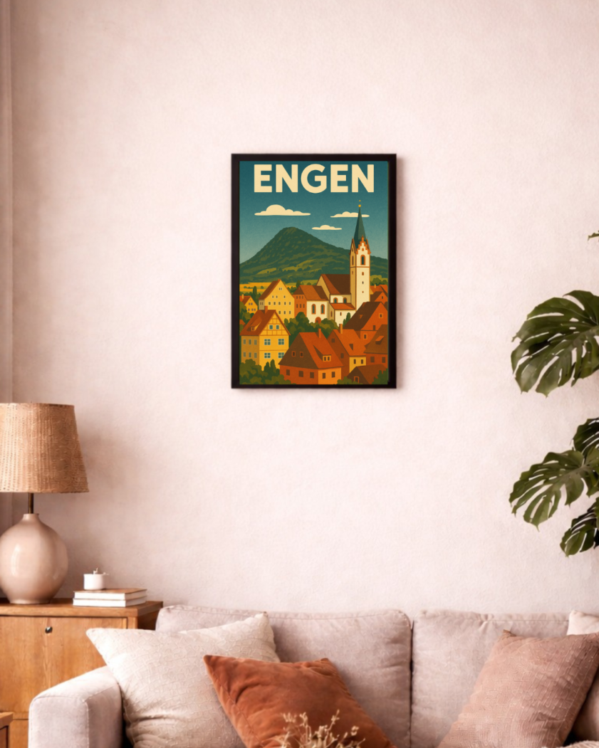 Engen Retro-Reiseposter