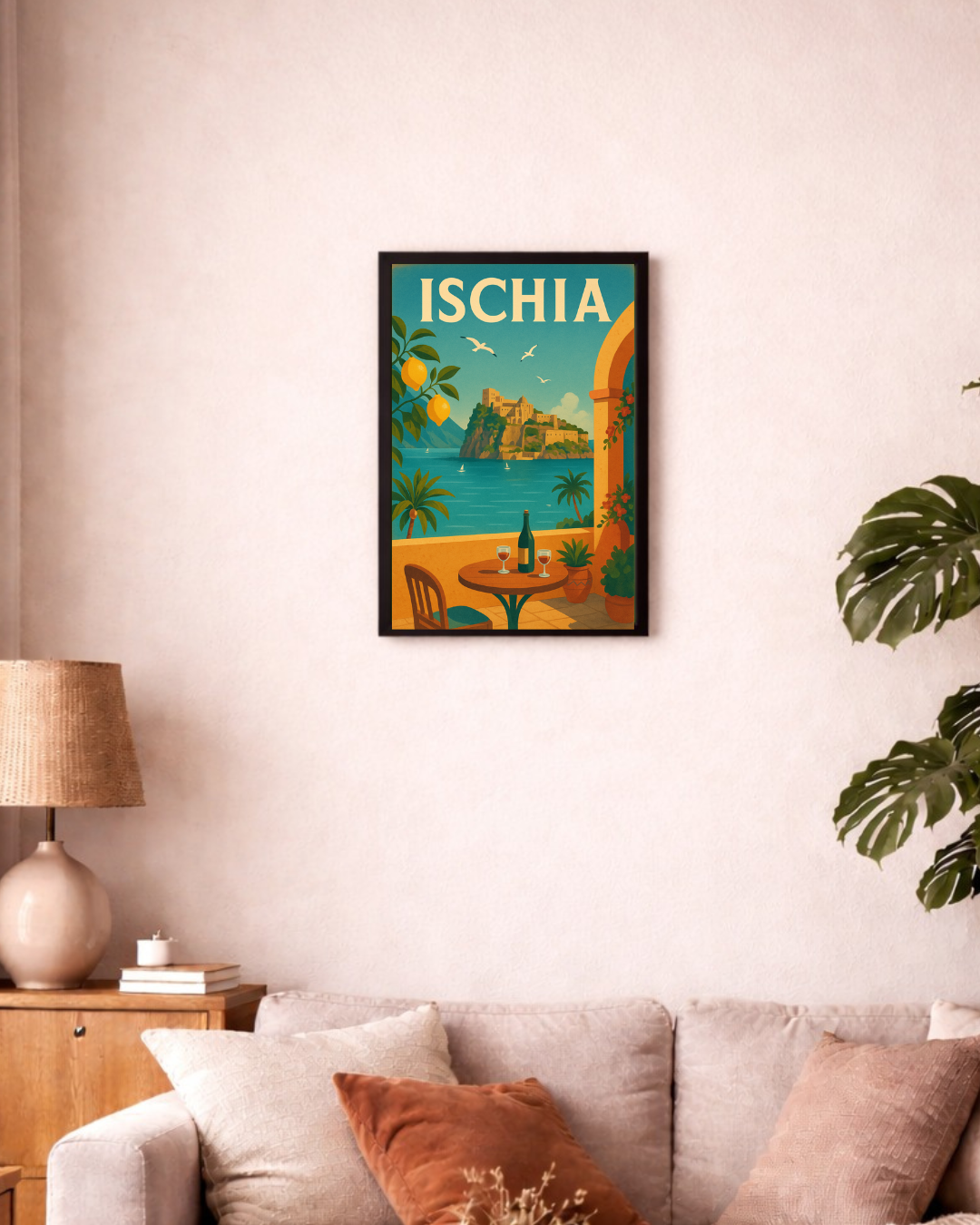 Ischia Retro-Reiseposter