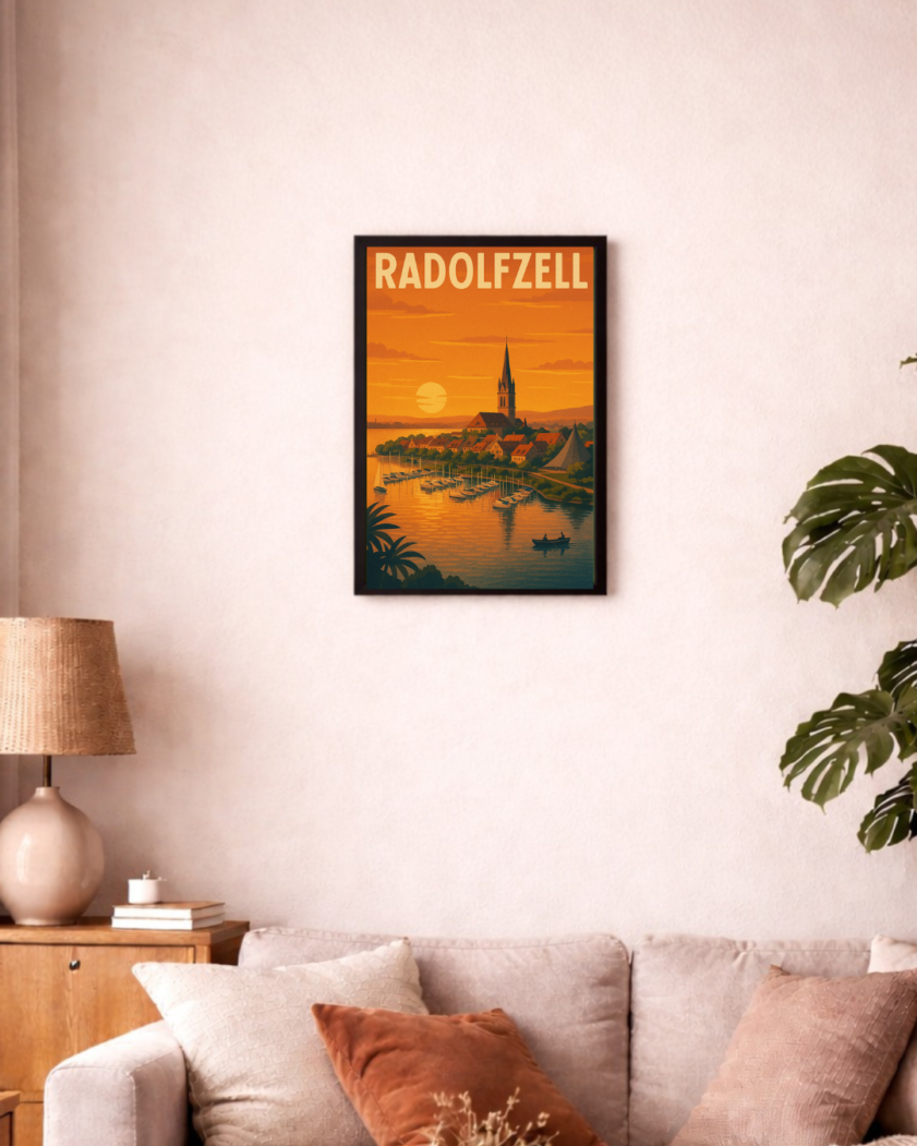 Radolfzell Retro-Reiseposter
