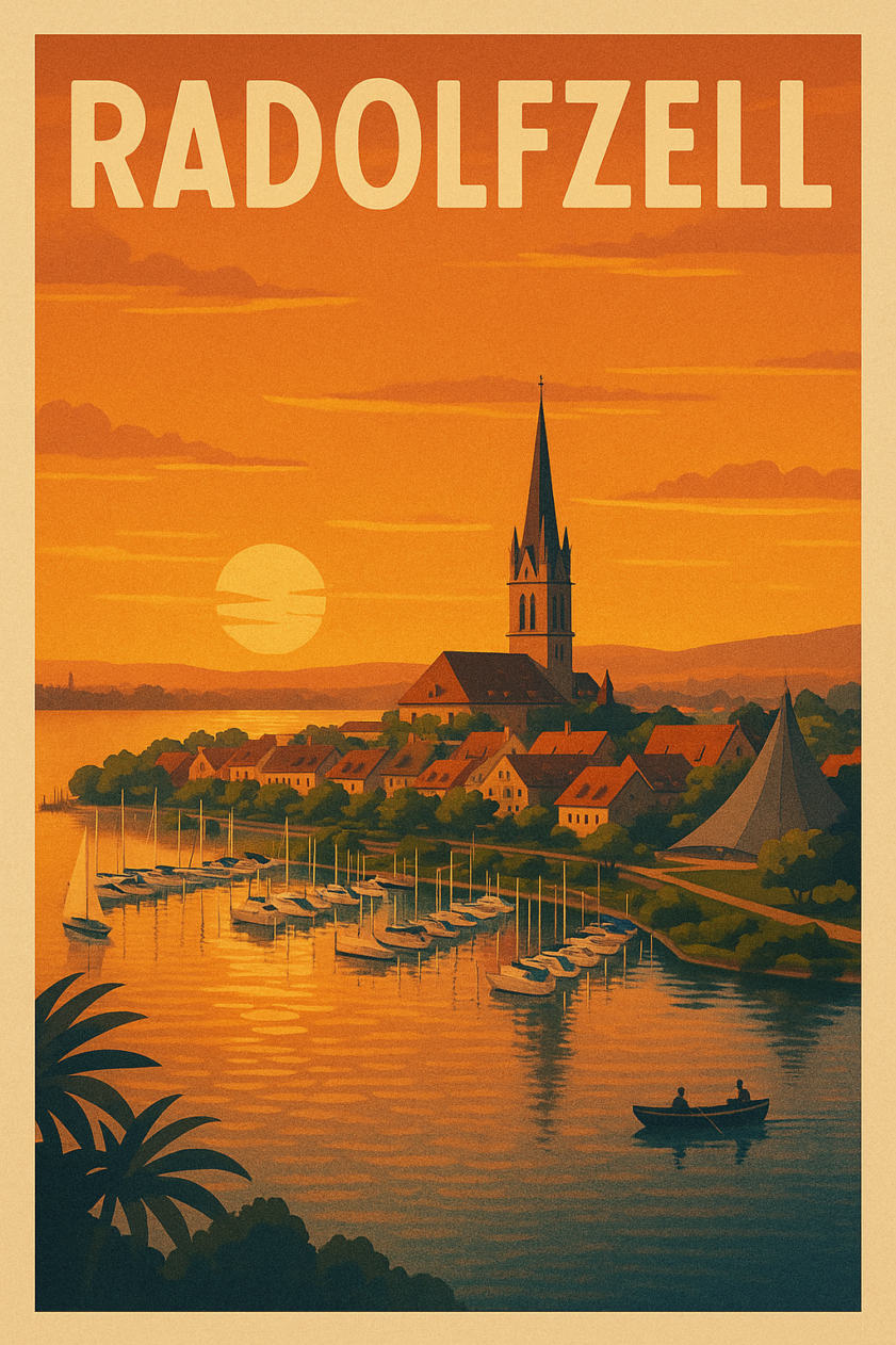 Radolfzell Retro-Reiseposter