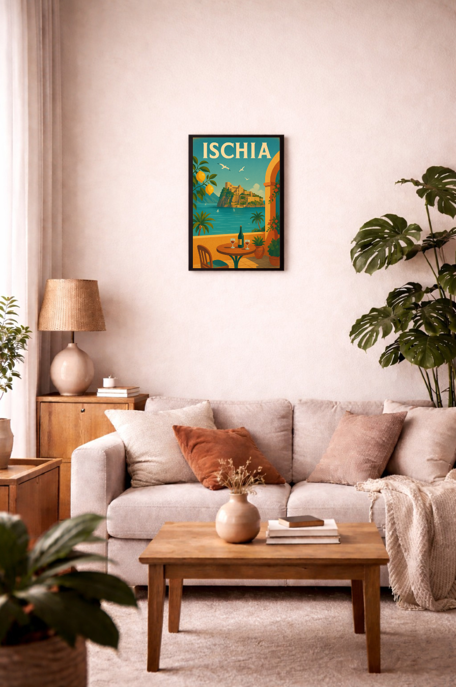 Ischia Retro-Reiseposter – Bild 2