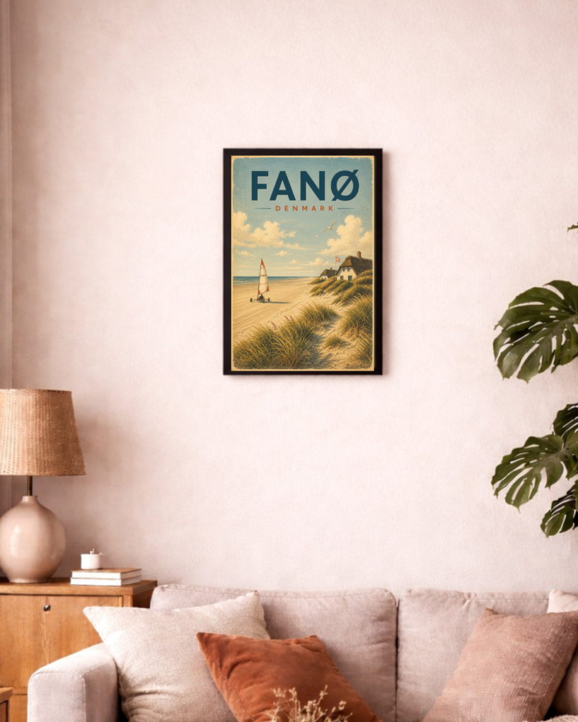 Fanø Retro-Reiseposter