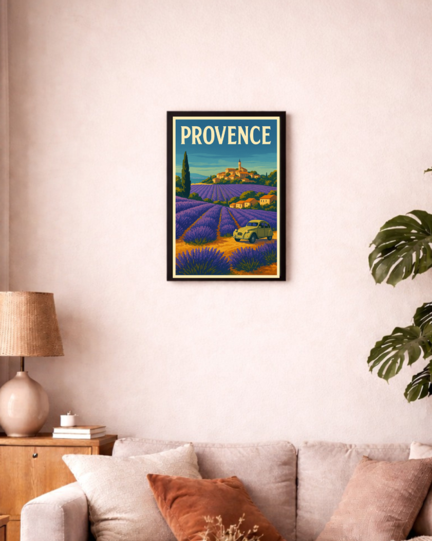 Provence Retro-Reiseposter